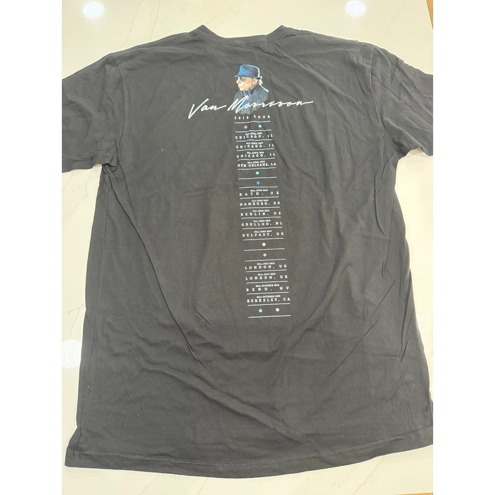 Van Morrison 2019/2020 Tour T-Shirt Adult - Size XL - Picture 2 of 3